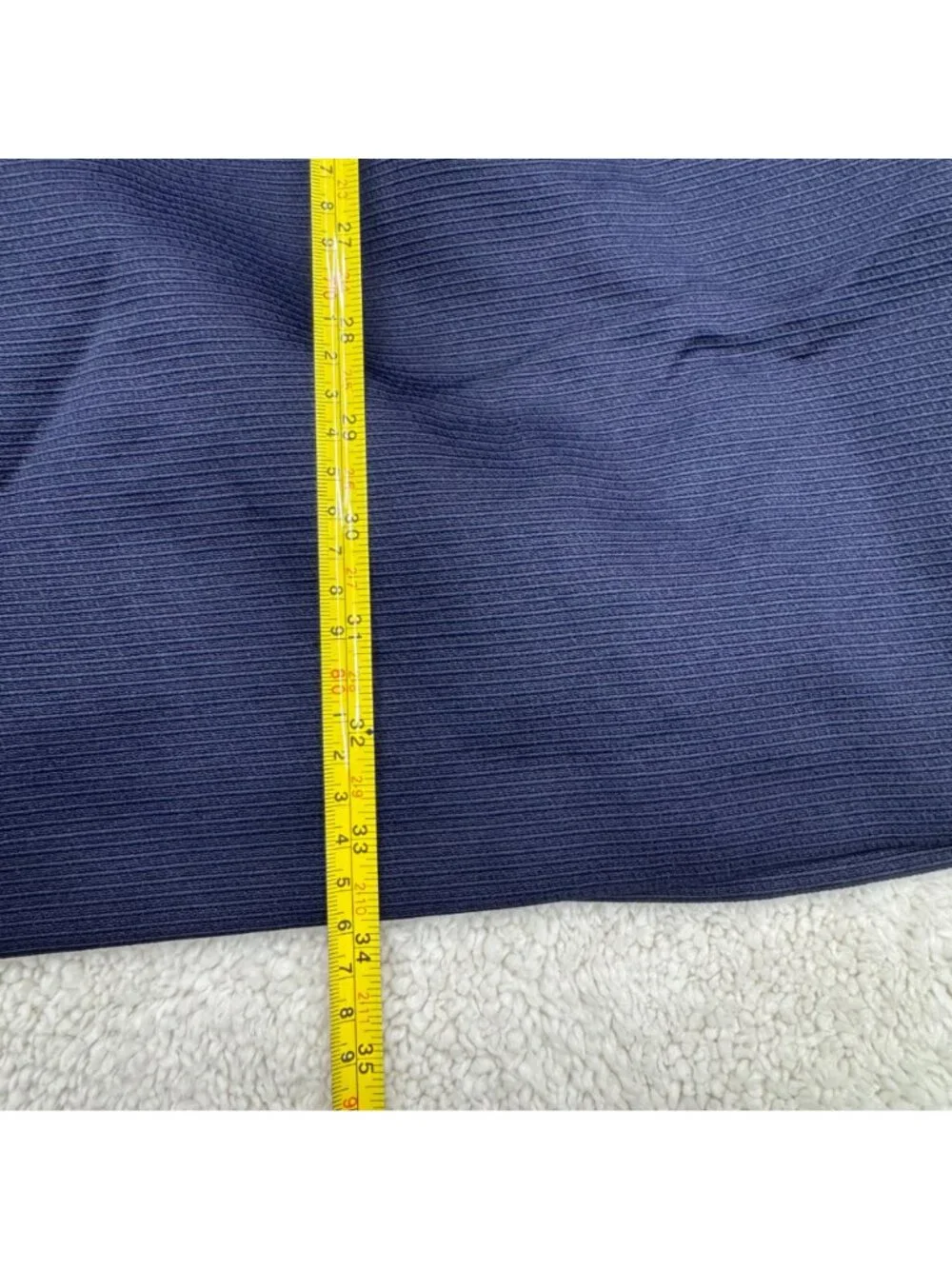Tahari Petite Women's Navy Blue Sleeveless Dress Bow Detail, Size 10P - Picture 6 of 9